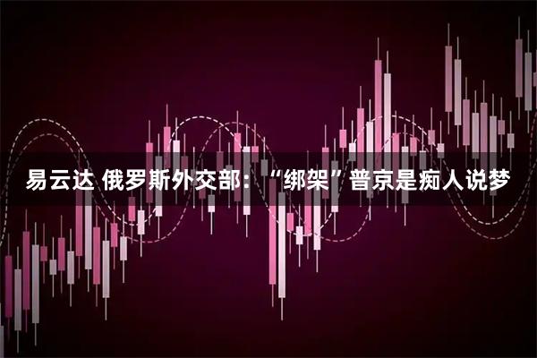 易云达 俄罗斯外交部：“绑架”普京是痴人说梦