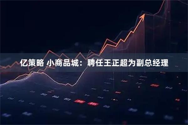 亿策略 小商品城：聘任王正超为副总经理