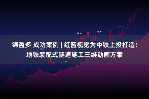 锦盈多 成功案例 | 红蓝视觉为中铁上投打造：地铁装配式隧道施工三维动画方案